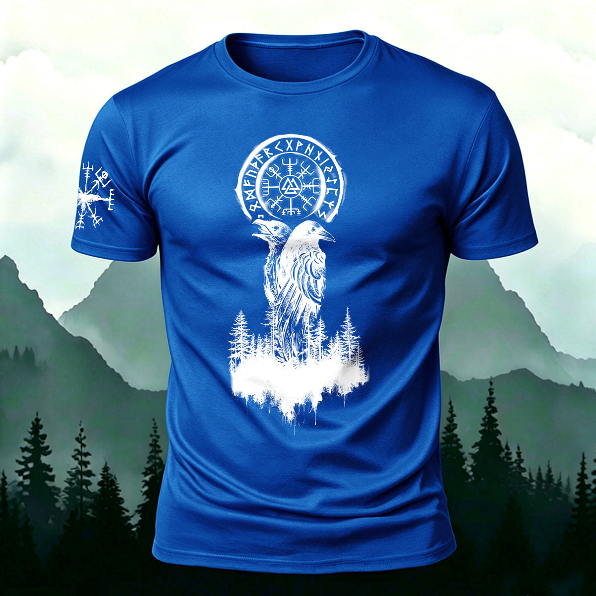 Tribal Eagle Totem Casual Cotton T-Shirt