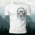Norse Mythology Art Totem Premium Cotton T-Shirt White