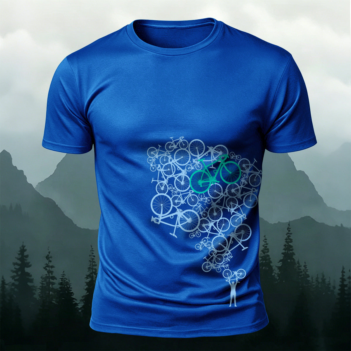 Cycling Graphic Trend Casual Breathable T-Shirt