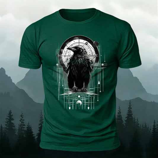 Fashionable Penguin Printed Casual Cotton T-Shirt