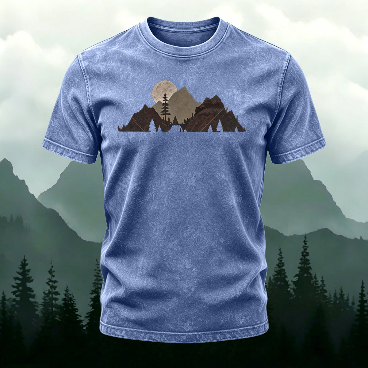 Mountain Natural Outdoor Washed Cotton Tee