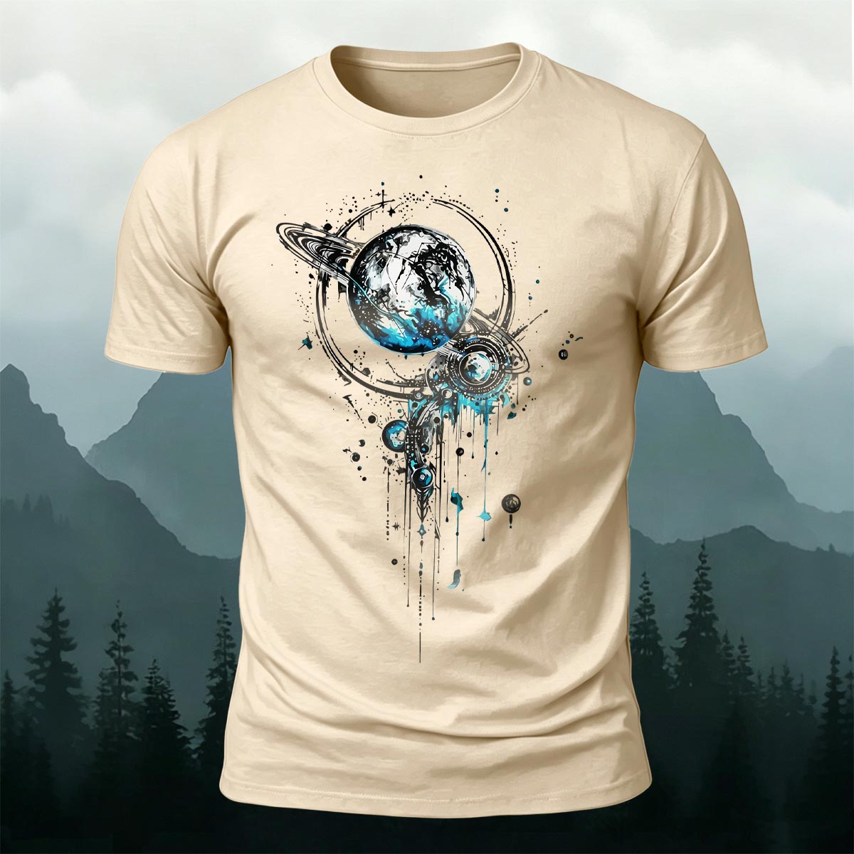 Tech Planet Fashion Print Casual Cotton T-Shirt