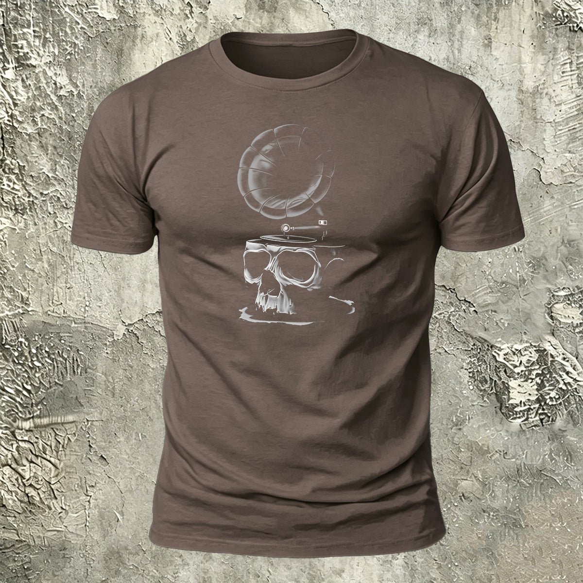 Vintage Music Print Casual Premium Cotton T-Shirt