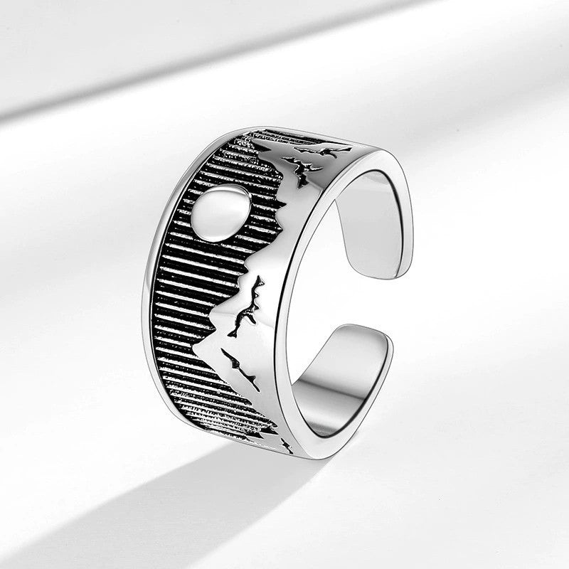 Vintage Natural Style Punk Personality Fashion Ring