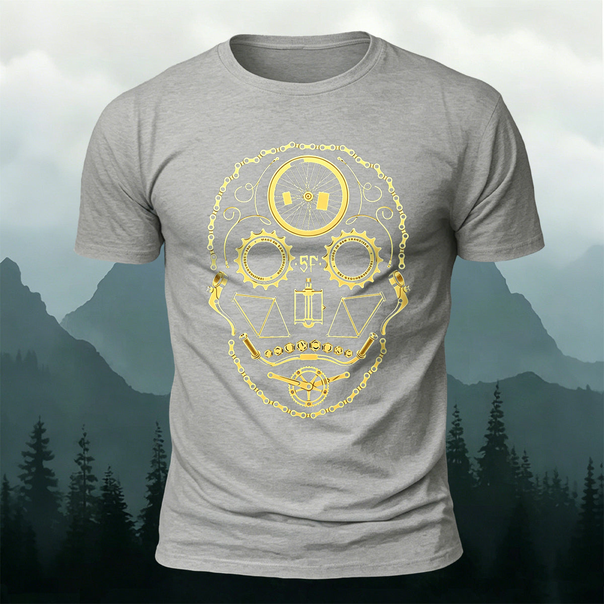 Fun Cycling Accessories Casual Skin-Friendly T-Shirt