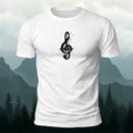 Trendy Note Print Comfortable Cotton T-Shirt