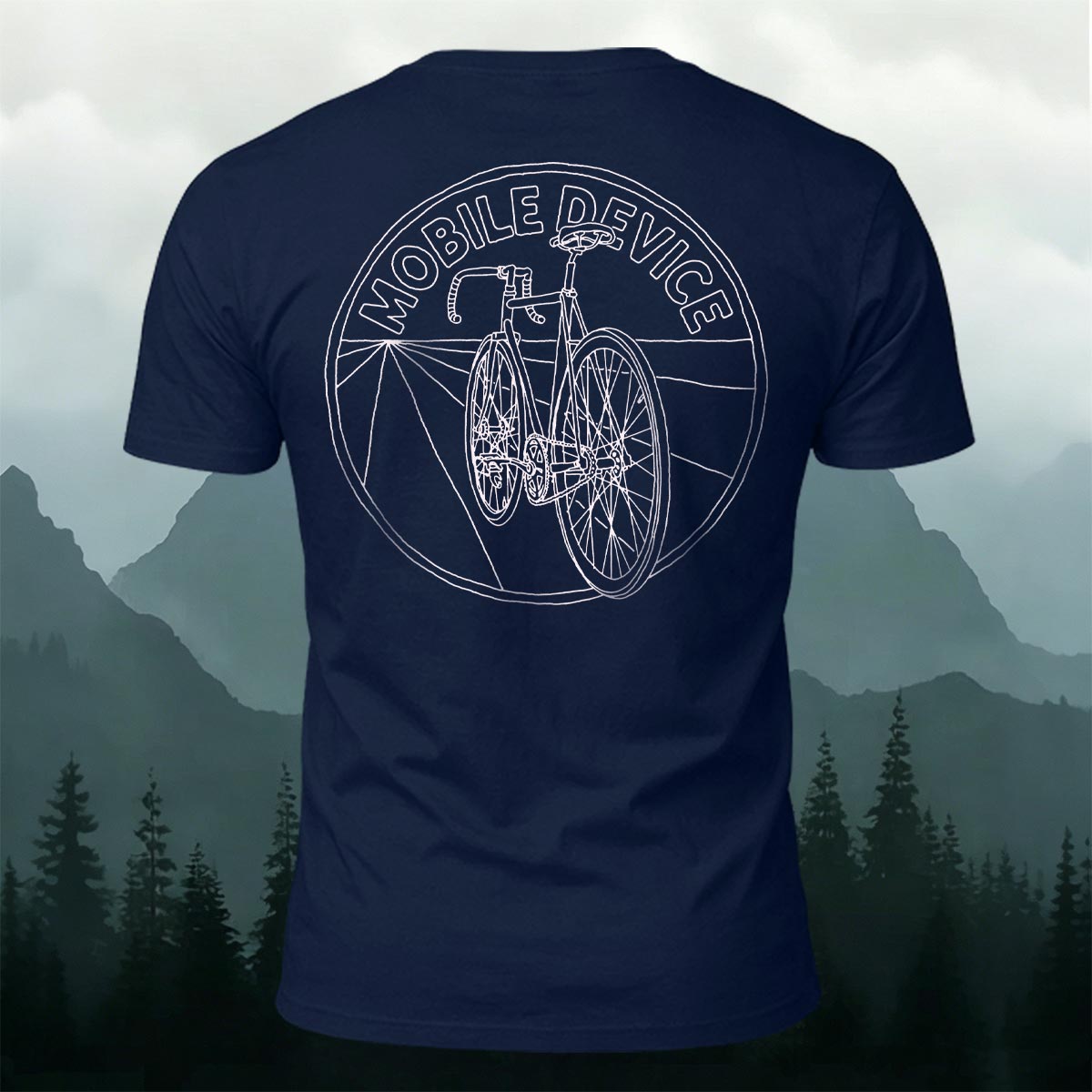 Simple Cycling Graphic Casual Premium Cotton T-Shirt