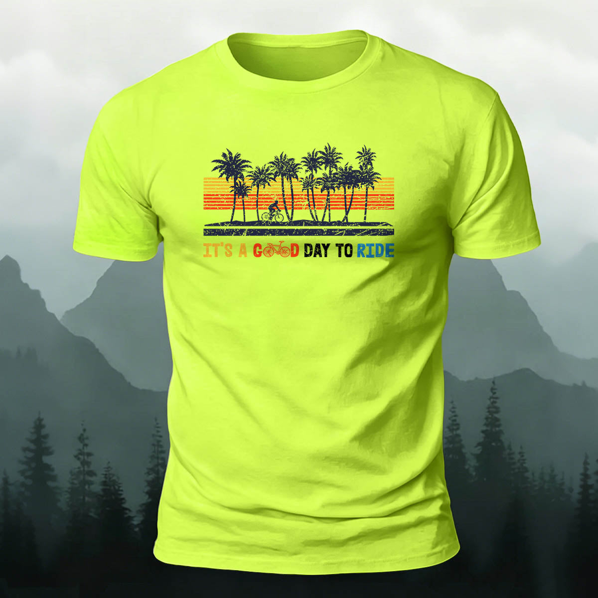 Combed Cotton Outdoor Cycling Printed T-Shirt