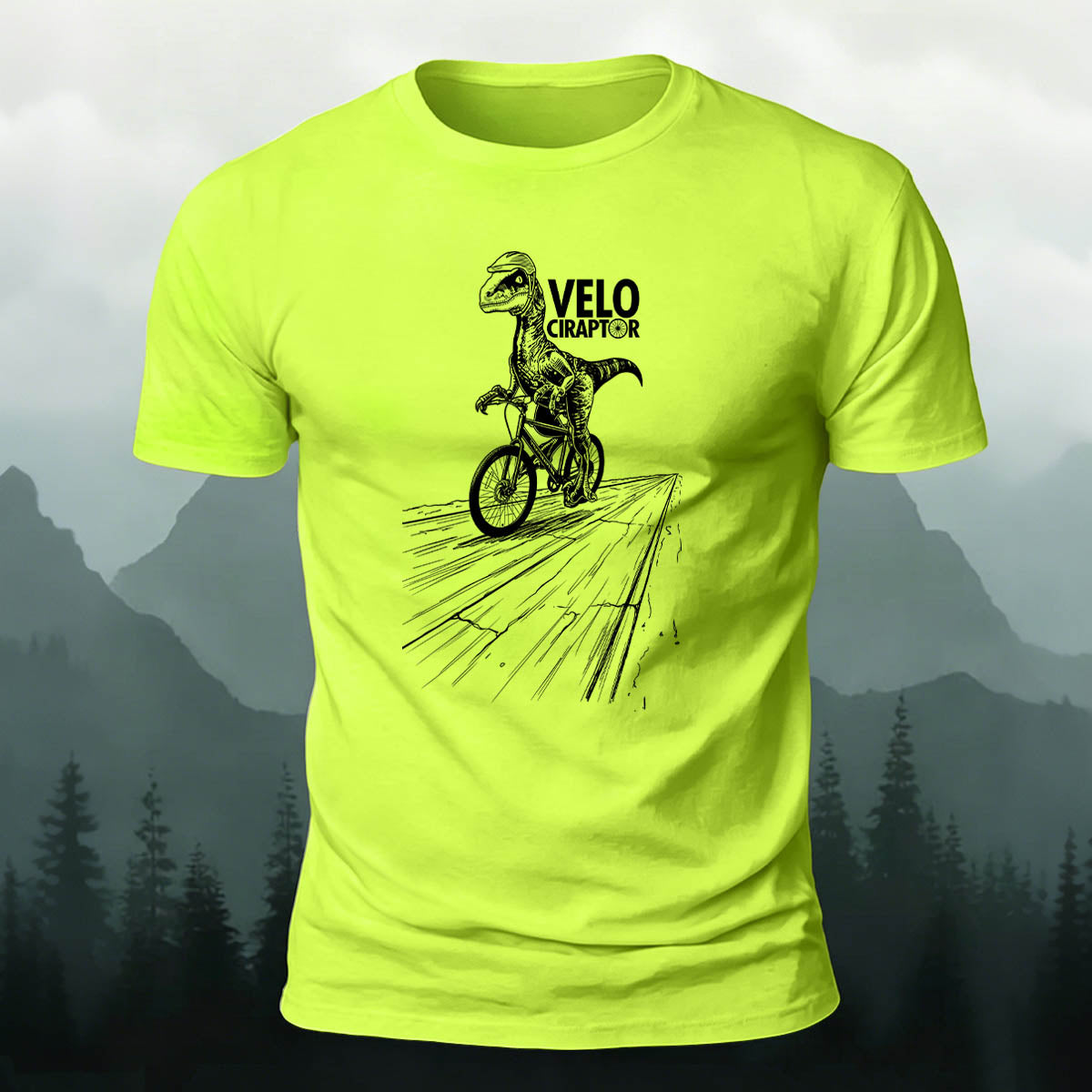 Fun Dinosaur-Print Casual Cotton T-Shirt
