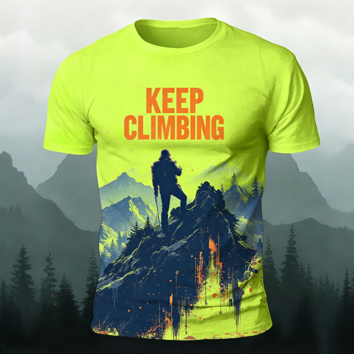 Keep Climbing Comfortable Cotton T-Shirt