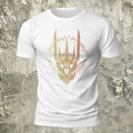 Vintage Skull Print Cotton Versatile T-Shirt
