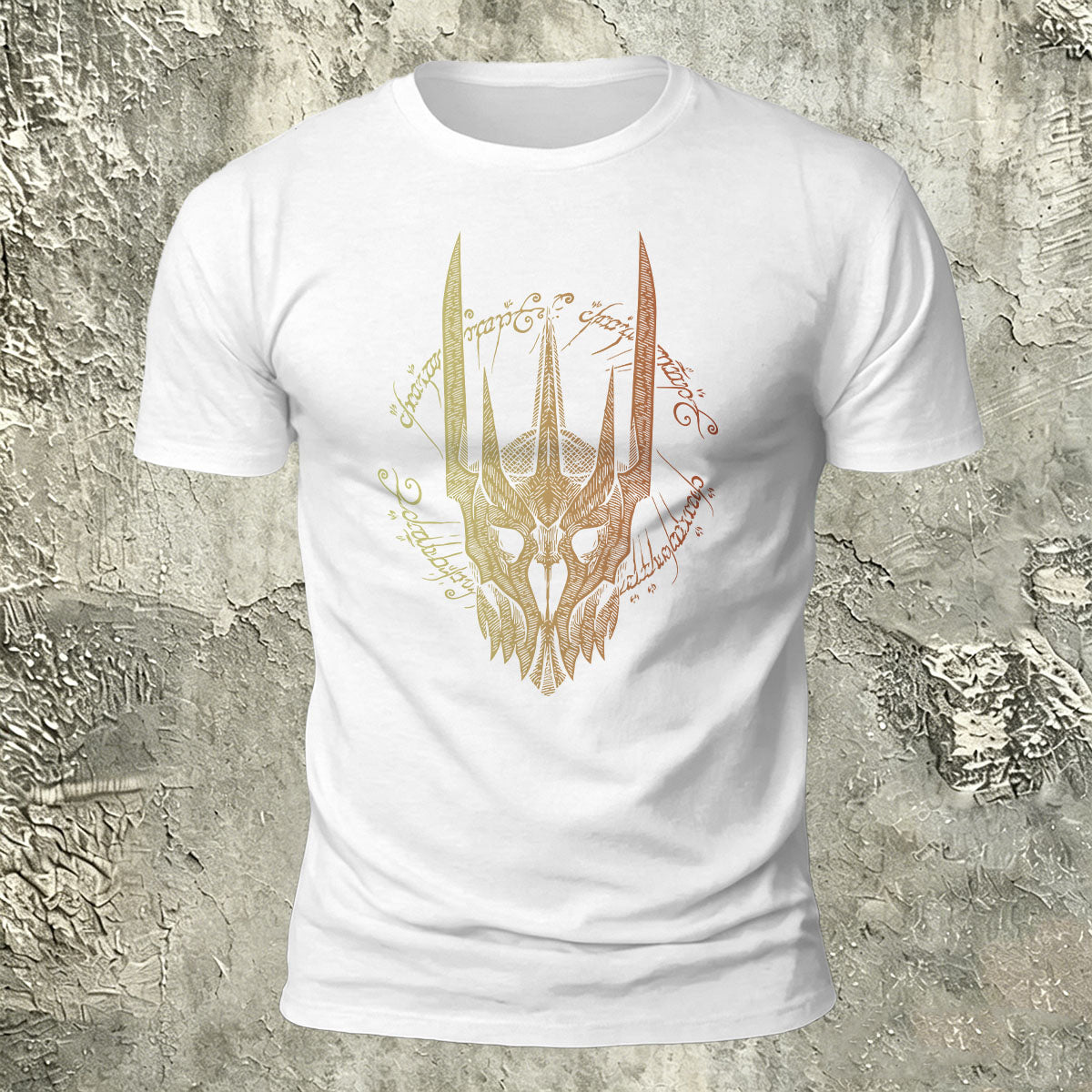 Vintage Skull Print Cotton Versatile T-Shirt