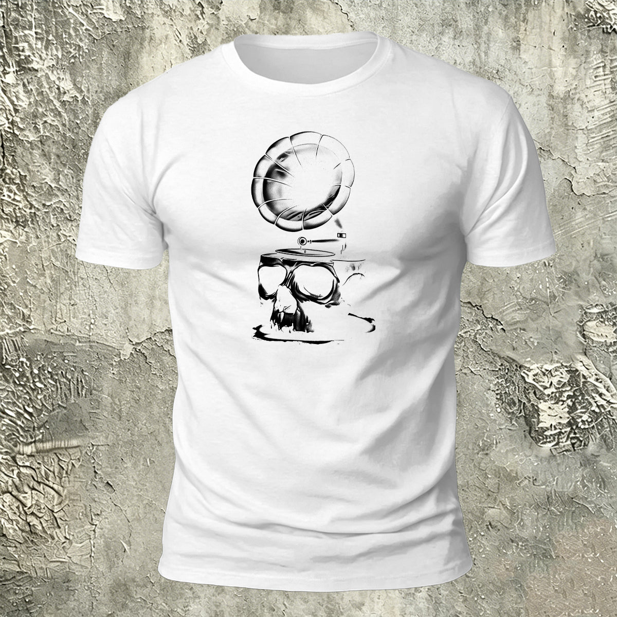 Vintage Music Print Casual Premium Cotton T-Shirt
