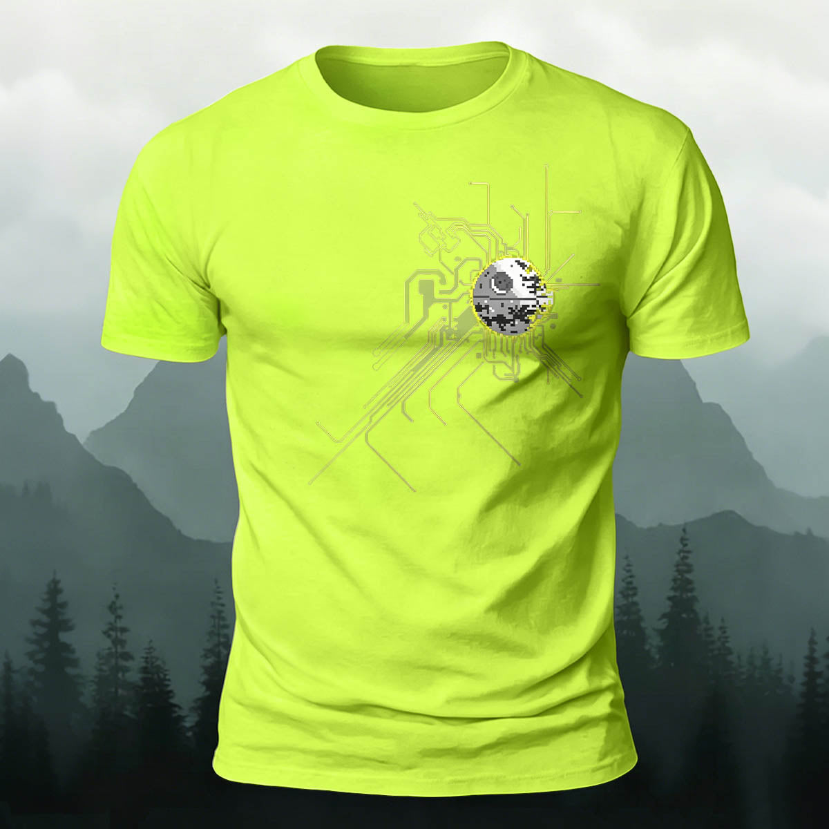 Artistic Linear Personalized Casual Skin-friendly T-shirt