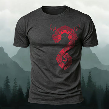 Combed Cotton Guardian of the Forest Casual T-Shirt
