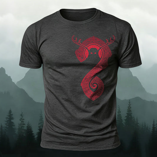 Combed Cotton Guardian of the Forest Casual T-Shirt