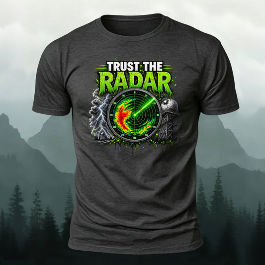 Combed Cotton Trust The Radar Casual T-Shirt