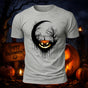 Combed Cotton Gothic Dark Fantasy Pumpkin Halloween Graphic Tee