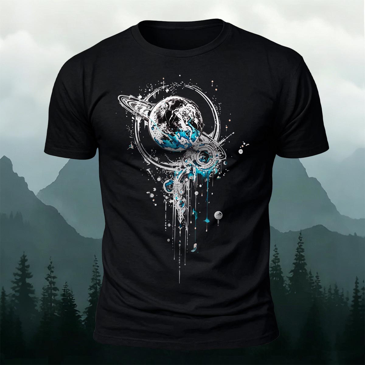 Tech Planet Fashion Print Casual Cotton T-Shirt