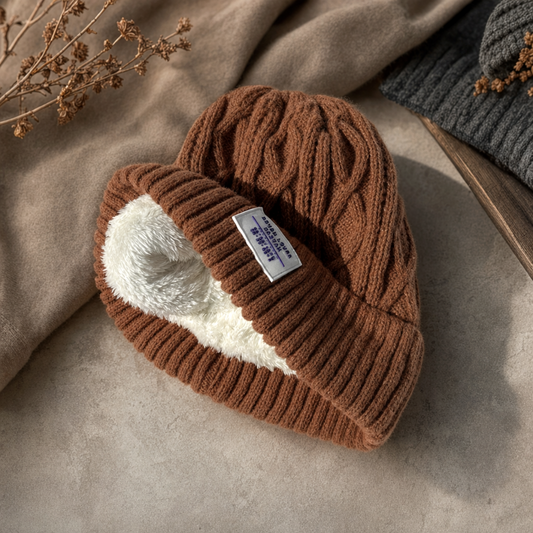Cable Knit Casual Warm Beanie