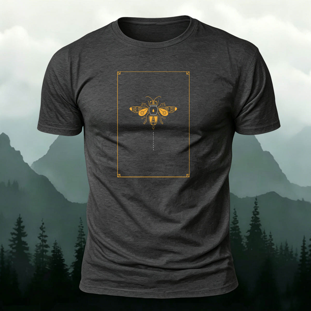 Minimalist Bee Graphic Casual Breathable T-shirt