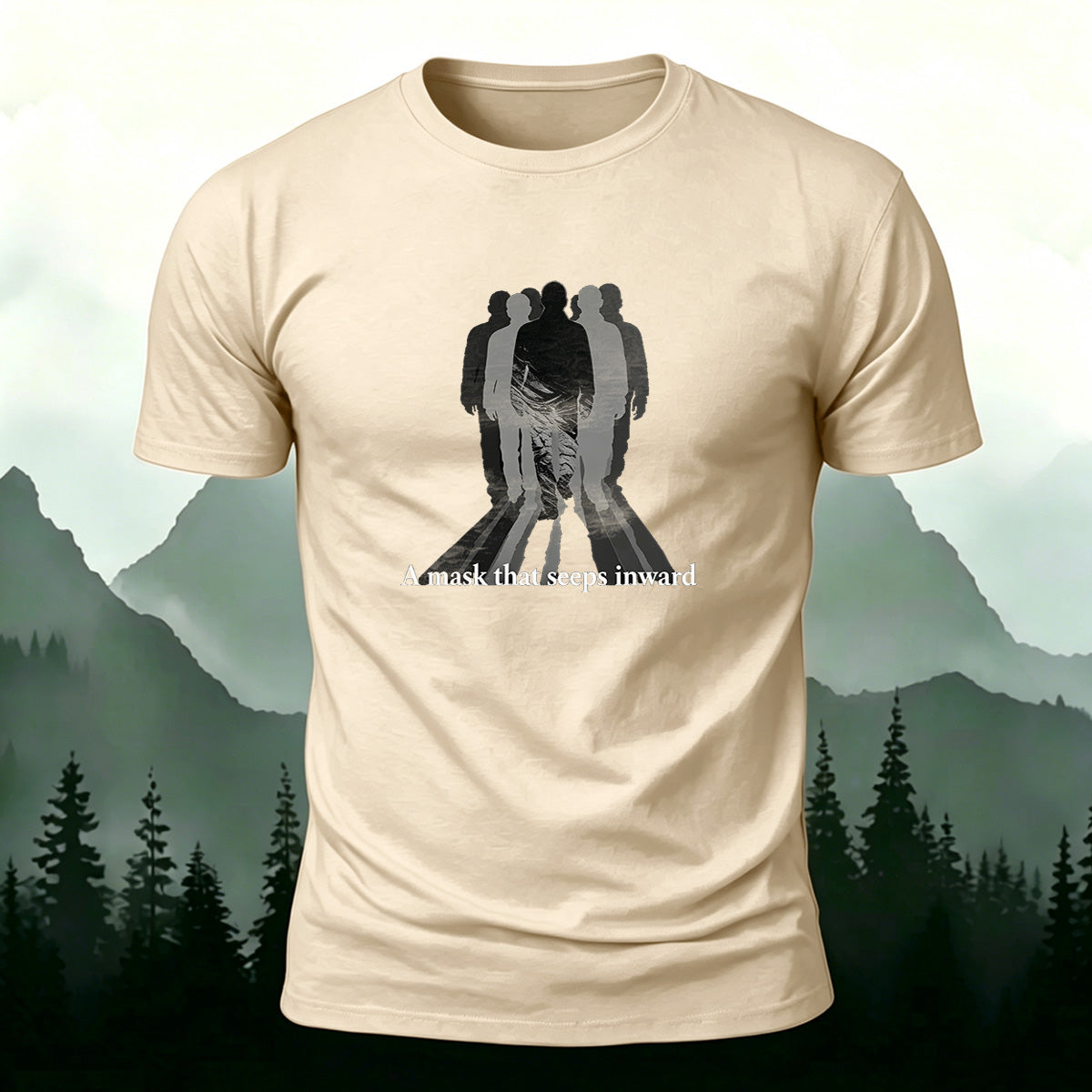 Silhouette Print Fashion Comfortable Casual T-Shirt