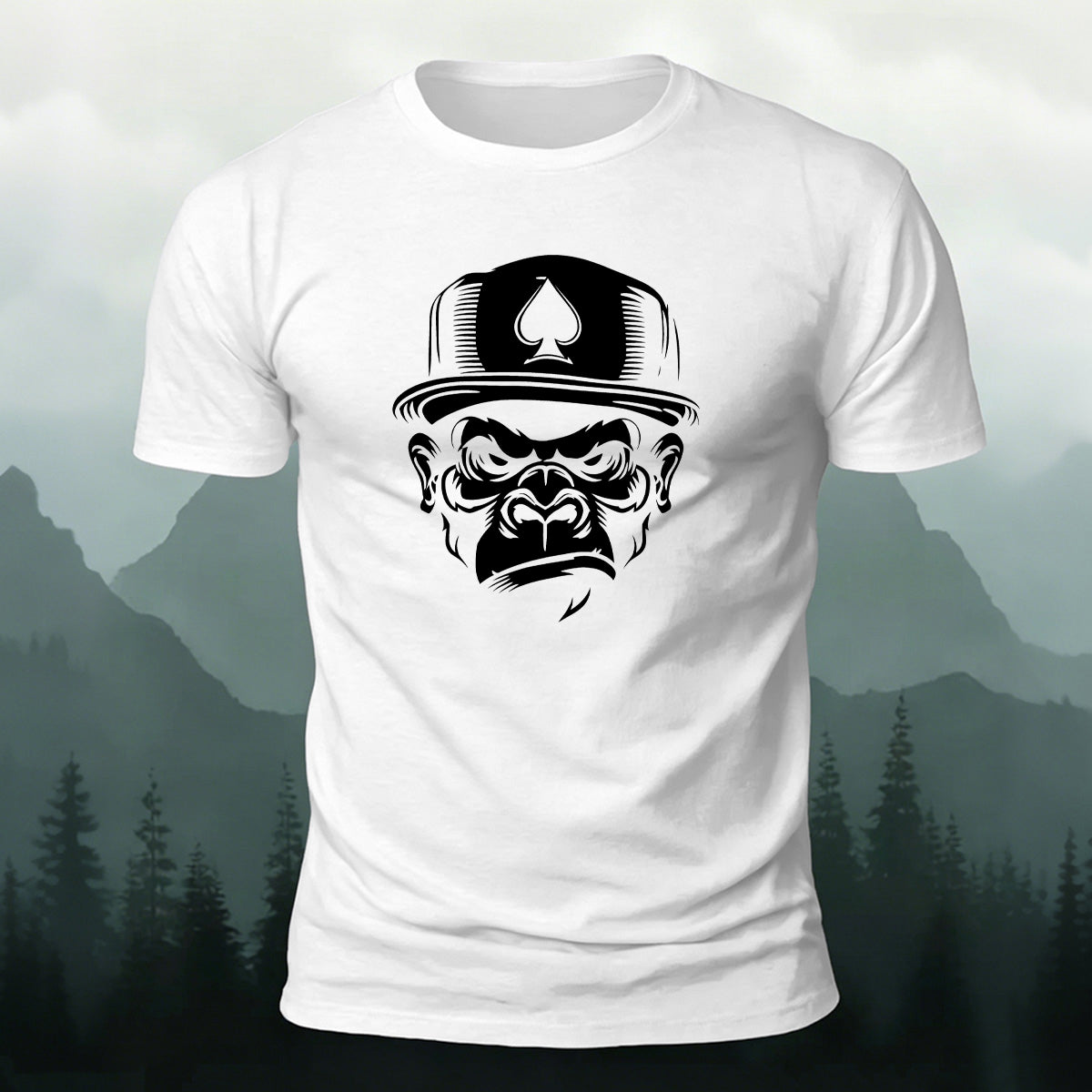 Cool Monkey Print Stylish Breathable T-shirt