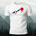 Sunrise Pattern Outdoor Casual Premium Cotton T-Shirt