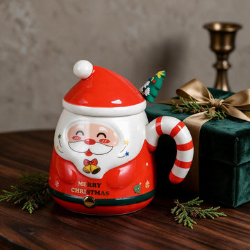 Cute 3D Santa Ceramic Mug With Gift Box