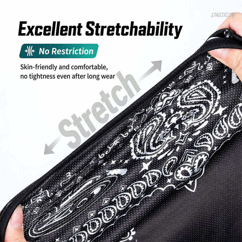 Breathable Unique Print and Fun Face Mask Motorcycle Helmet