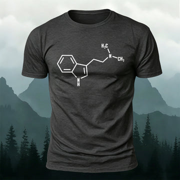 Soft Cotton Chemical Reaction Print Outdoor Casual T-Shirt