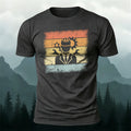 Combed Cotton Engineer Silhouette Print Comfort T-Shirt