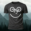 Premium Cotton Funny Emoji Bike Graphic Simple Tee