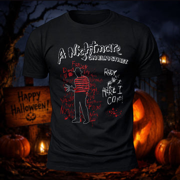 Combed Cotton Nightmare on Elm Street Graphic Tee