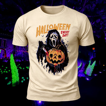 Premium Cotton Halloween Everyday Printed T-Shirt