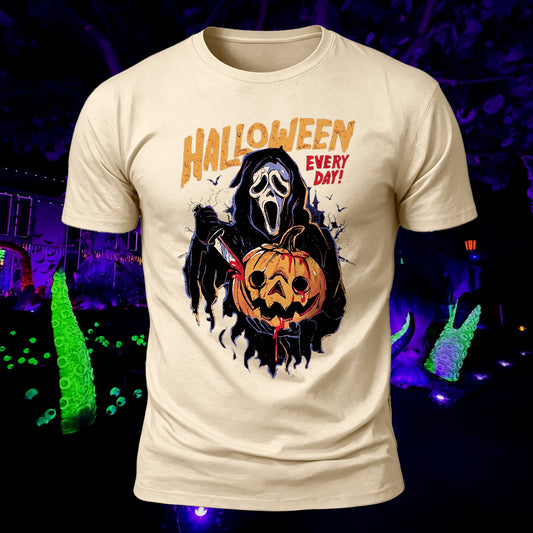 Premium Cotton Halloween Everyday Printed T-Shirt