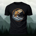 Fish Pattern 3D UV Casual Premium Cotton T-Shirt