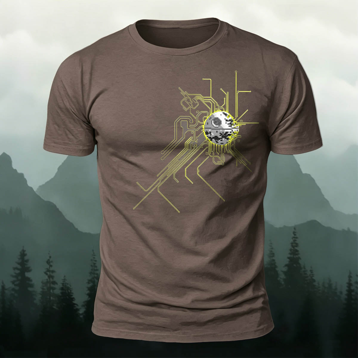 Artistic Linear Personalized Casual Skin-friendly T-shirt