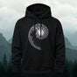 DTG Spiral Geometric Printed Casual Hoodie Sweatshirt