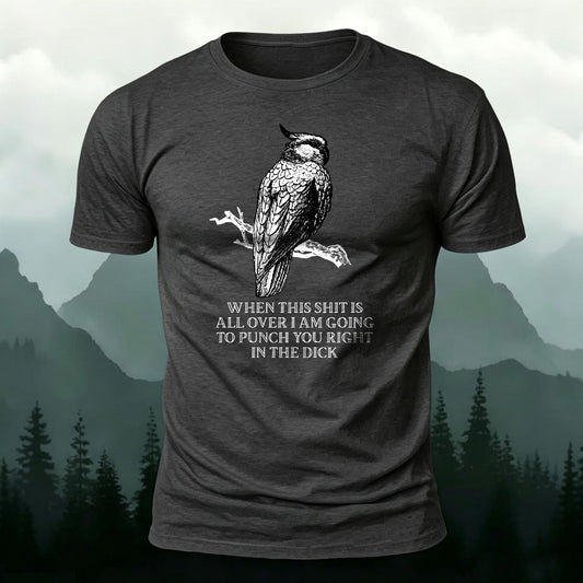 Premium Cotton Cockatoo Printed T-Shirt