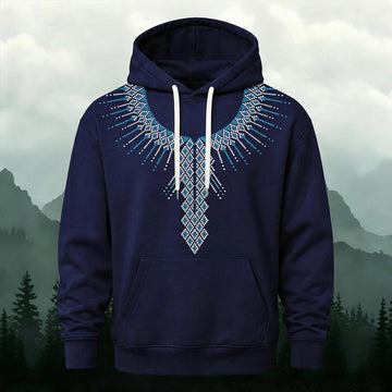Ethnic Heritage Aesthetic Print Versatile Hoodie