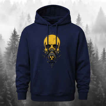 Cotton-Blend Skull Face Mask Versatile Hoodie