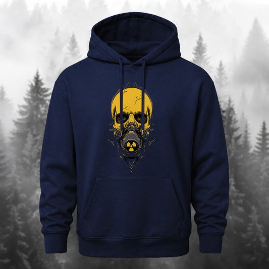 Cotton-Blend Skull Face Mask Versatile Hoodie