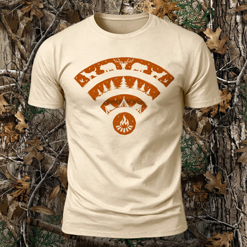 Forest WIFI Printed Short Sleeve T-Shirt
