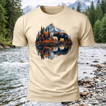 Bear Lake Printed Short Sleeve T-Shirt