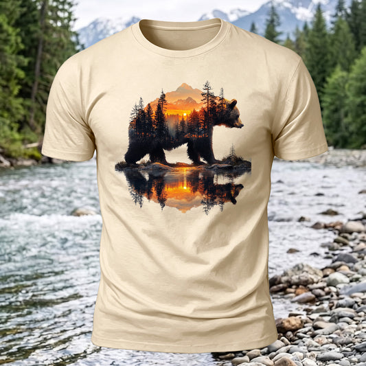 Bear Woods Printed Short Sleeve T-Shirt
