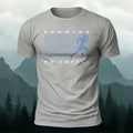 Running Print Classic Casual Skin-Friendly T-Shirt