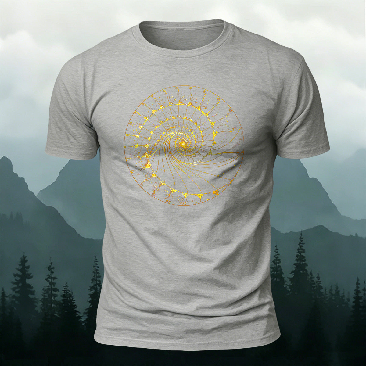 Combed Cotton Artistic Stripe Print Casual T-Shirt
