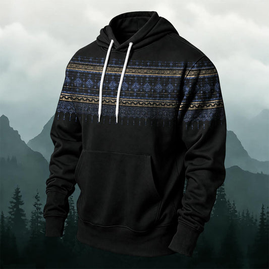 Aztec Tribal Pattern Versatile Hoodie