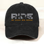 Ride Print Distressed Baseball Cap